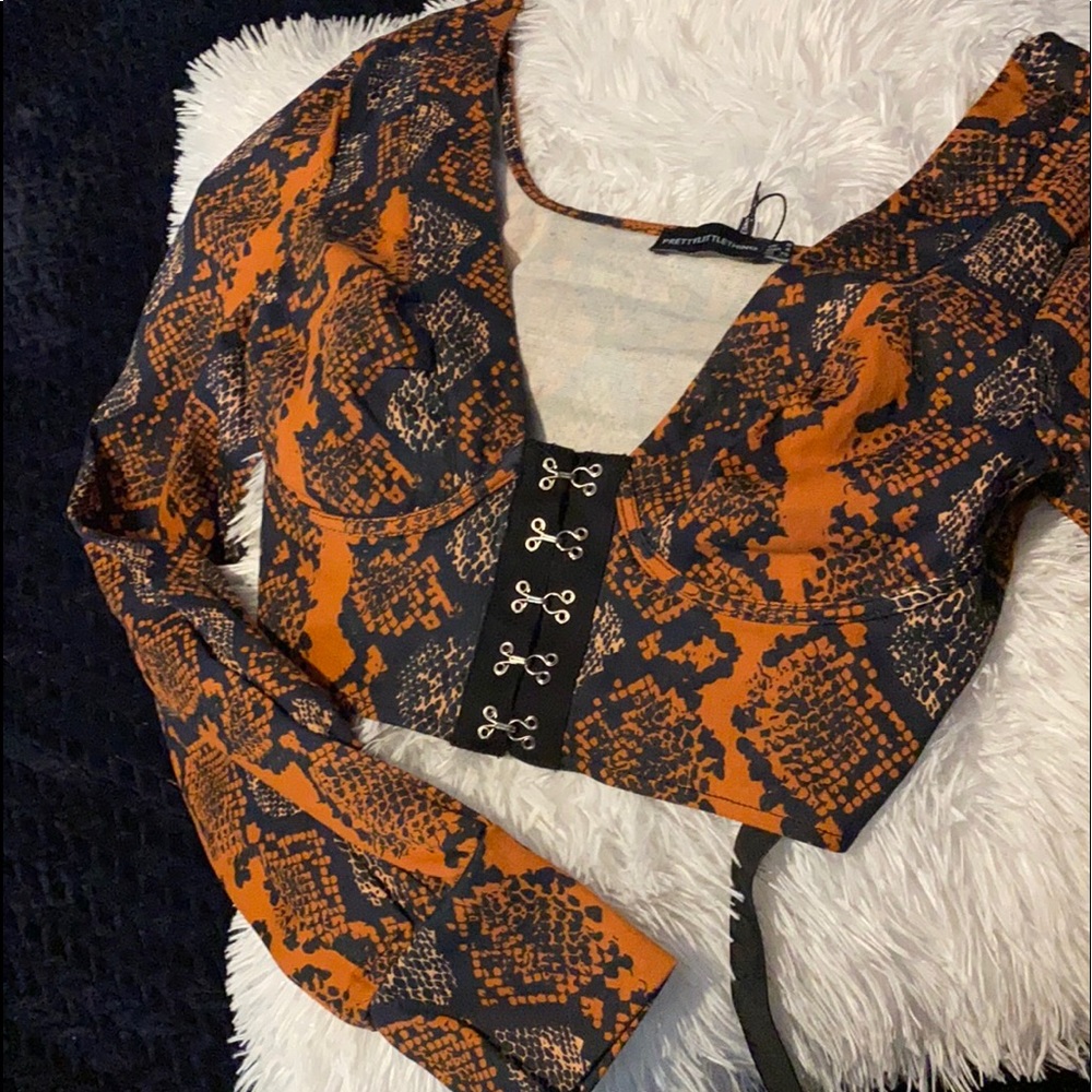 Long sleeve Crop Top